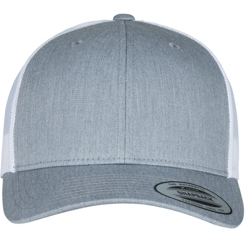 heather / white Gorra trucker retro bicolor<br/>