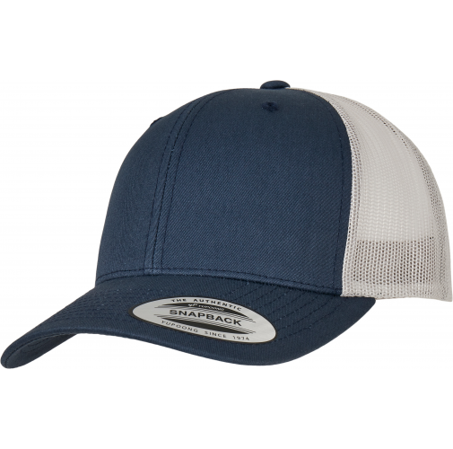 navy / silver Gorra trucker retro bicolor<br/>