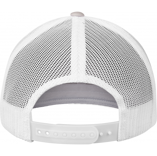 silver / white Gorra trucker retro bicolor<br/>
