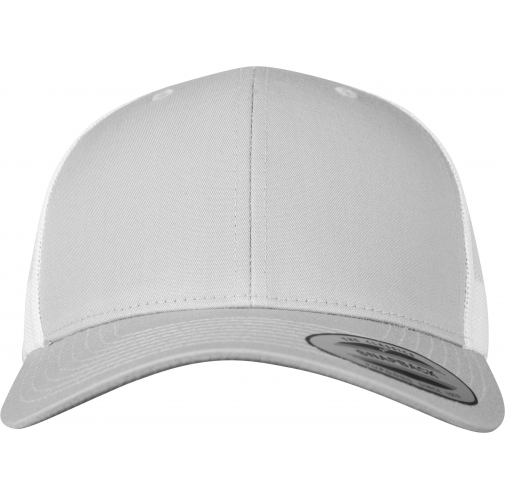 silver / white Gorra trucker retro bicolor<br/>