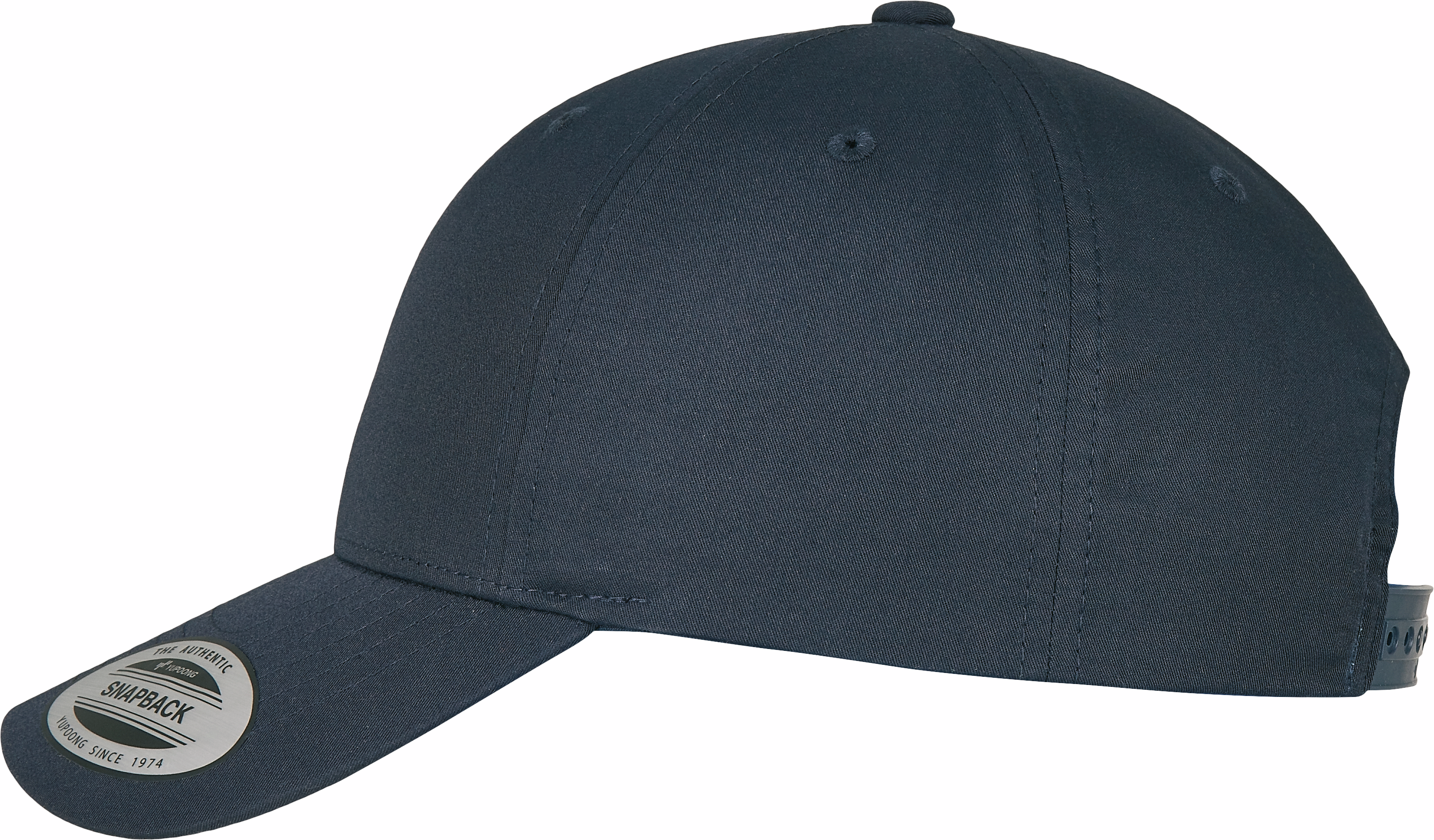 black Gorra poly-twill material reciclado