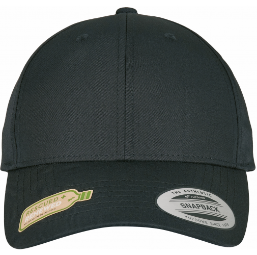 black Gorra poly-twill material reciclado