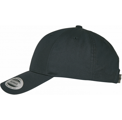 black Gorra poly-twill material reciclado