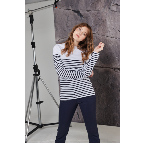 Camiseta Breton manga larga