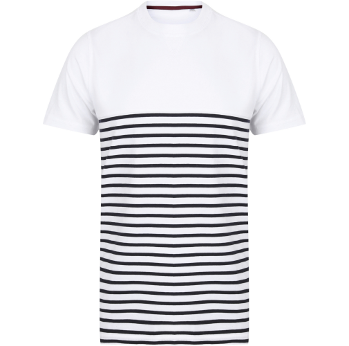 white / navy Camiseta de manga corta Breton