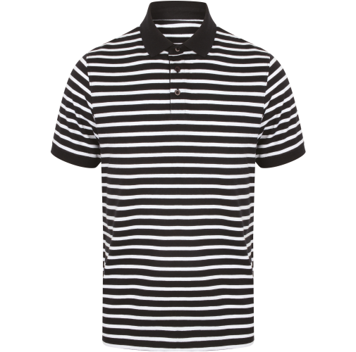 navy / white Polo jersey a rayas