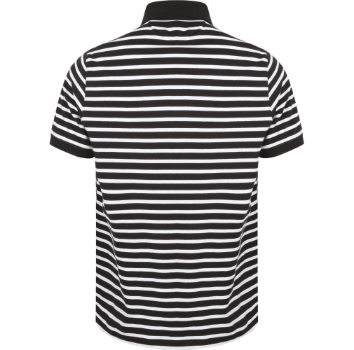 navy / white Polo jersey a rayas
