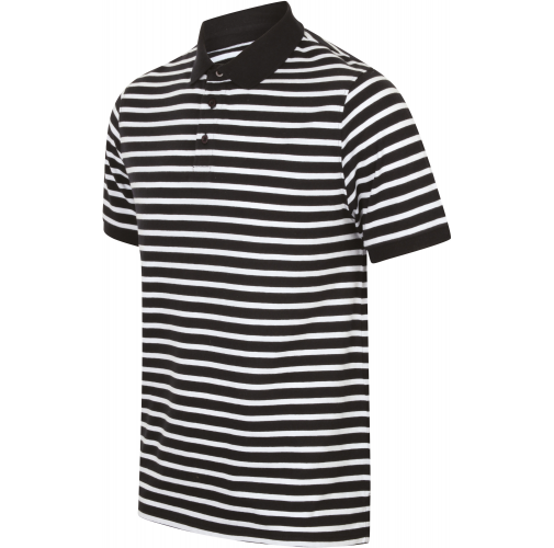 navy / white Polo jersey a rayas