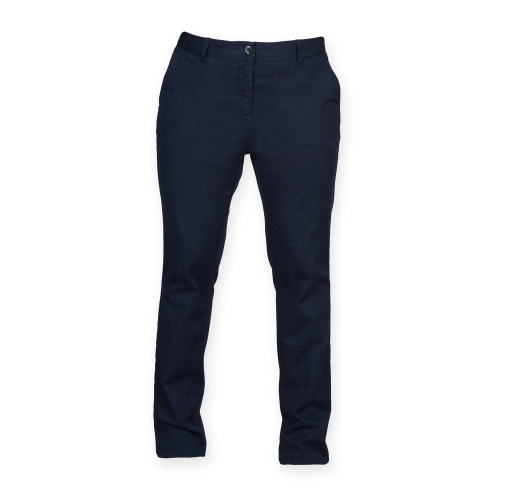 navy Pantalón Chino Stretch mujer