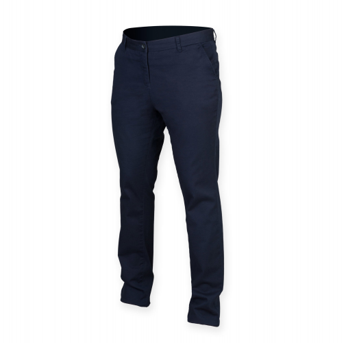 navy Pantalón Chino Stretch mujer