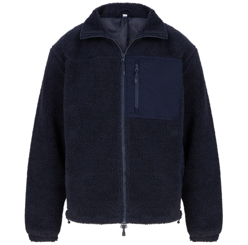 navy Polar sherpa reciclado