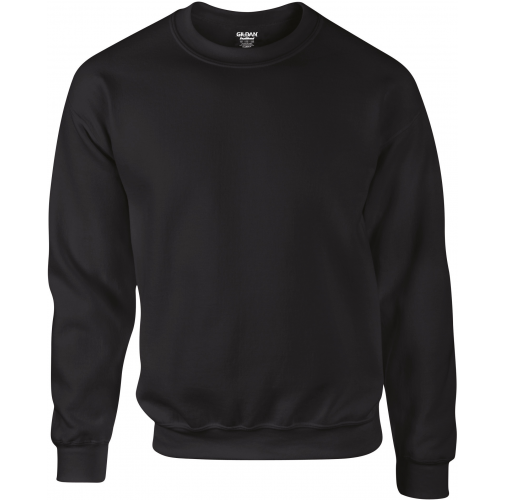 black Sudadera Dryblend® cuello redondo