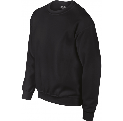 black Sudadera Dryblend® cuello redondo