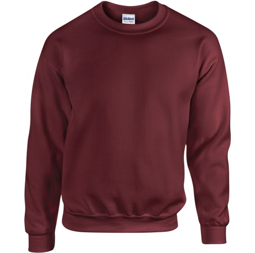 maroon Sudadera Heavy Blend™ niños cuello redondo