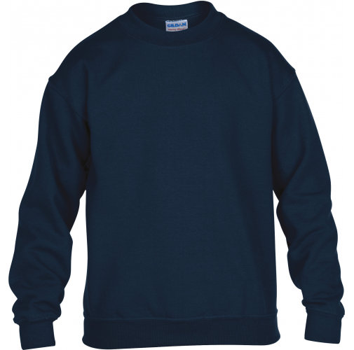navy Sudadera Heavy Blend™ niños cuello redondo