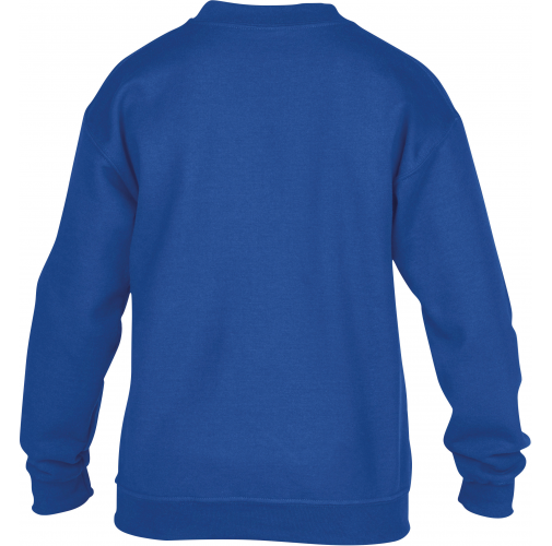 royal blue Sudadera Heavy Blend™ niños cuello redondo