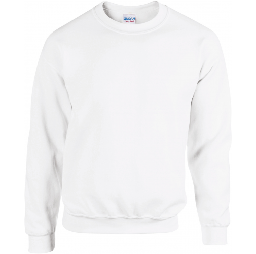 white Sudadera Heavy Blend™ cuello redondo