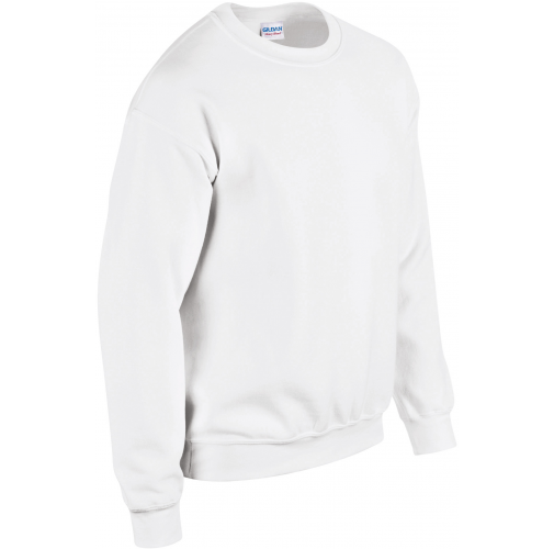 white Sudadera Heavy Blend™ cuello redondo