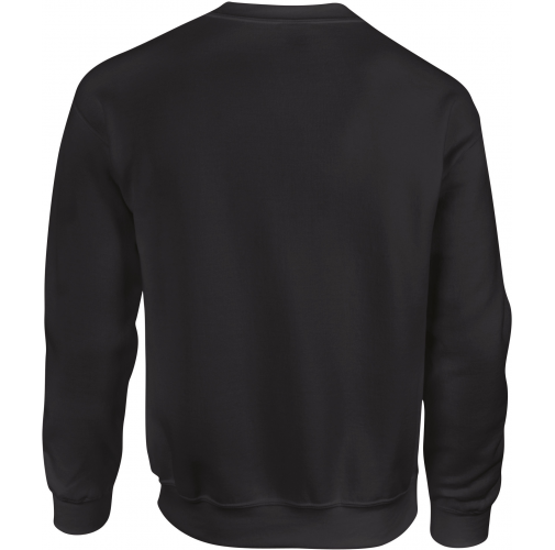 black Sudadera Heavy Blend™ cuello redondo
