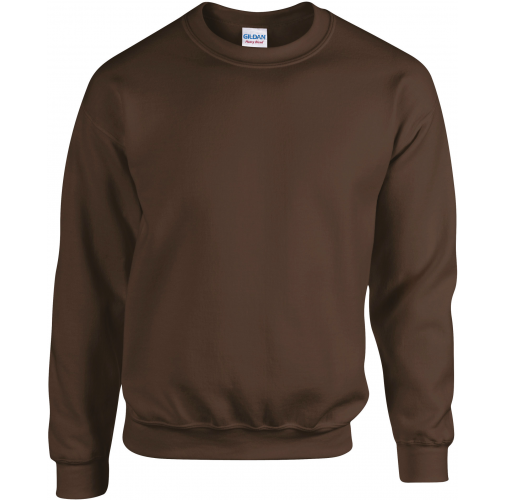dark chocolate Sudadera Heavy Blend™ cuello redondo