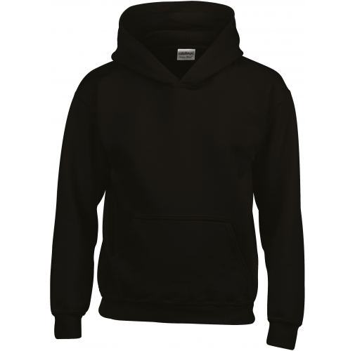 black Sudadera Heavy Blend™ capucha niños