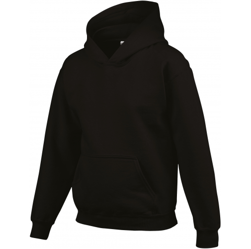 black Sudadera Heavy Blend™ capucha niños