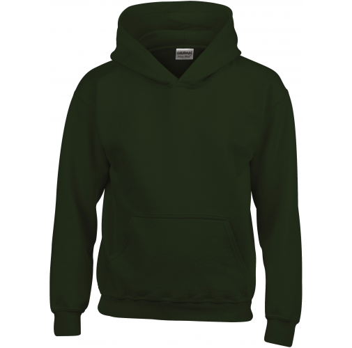 forest green Sudadera Heavy Blend™ capucha niños