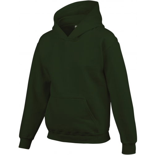 forest green Sudadera Heavy Blend™ capucha niños