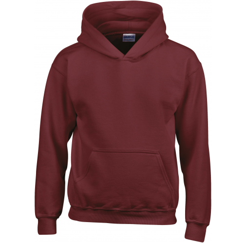 maroon Sudadera Heavy Blend™ capucha niños