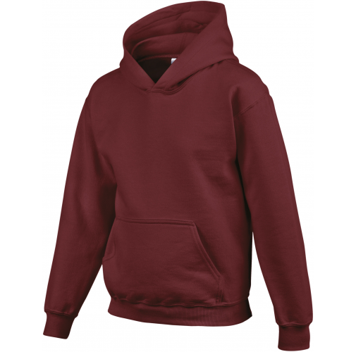 maroon Sudadera Heavy Blend™ capucha niños
