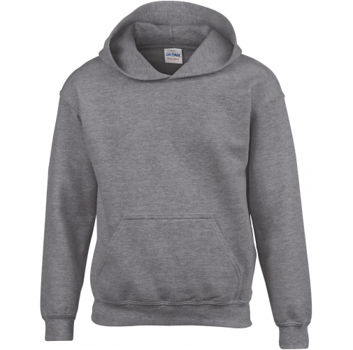 graphite heather Sudadera Heavy Blend™ capucha niños