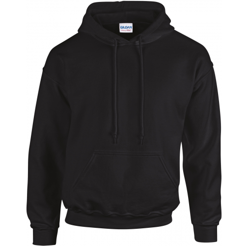 black Sudadera Heavy Blend™ capucha