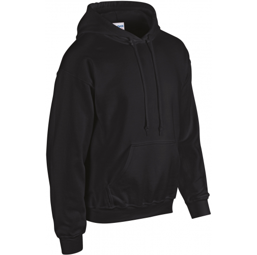 black Sudadera Heavy Blend™ capucha