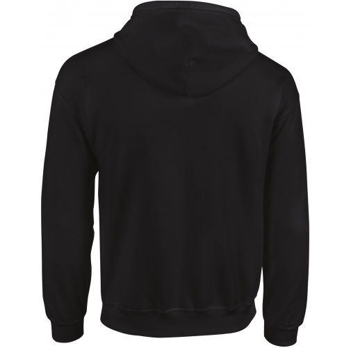 black Sudadera Heavy Blend™ capucha y cremallera hombre