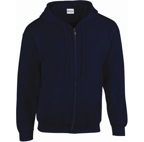 navy Sudadera Heavy Blend™ capucha y cremallera hombre