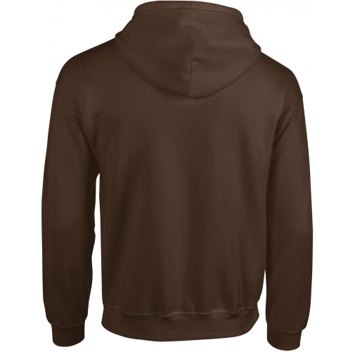 dark chocolate Sudadera Heavy Blend™ capucha y cremallera hombre