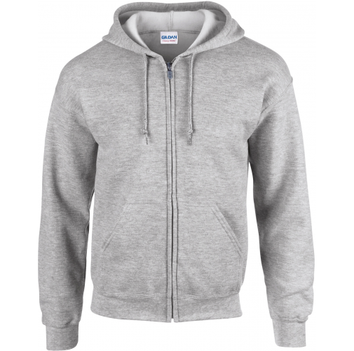 sport grey Sudadera Heavy Blend™ capucha y cremallera hombre
