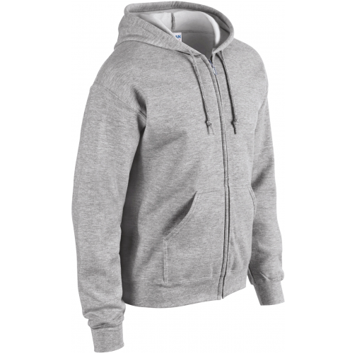 sport grey Sudadera Heavy Blend™ capucha y cremallera hombre