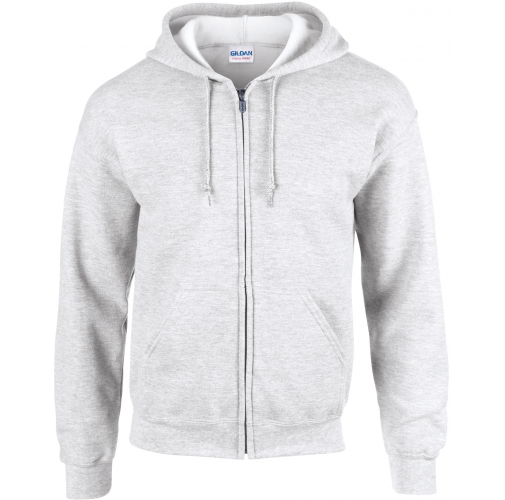 ash Sudadera Heavy Blend™ capucha y cremallera hombre