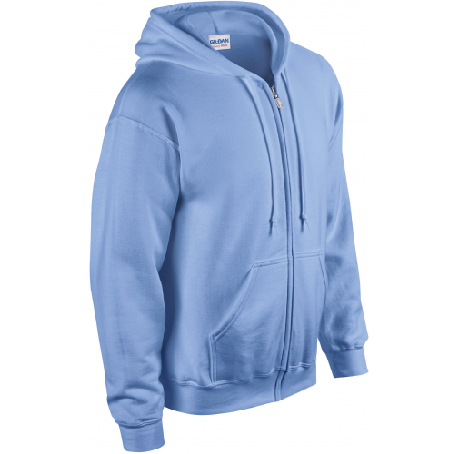 carolina blue Sudadera Heavy Blend™ capucha y cremallera hombre