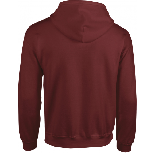 maroon Sudadera Heavy Blend™ capucha y cremallera hombre