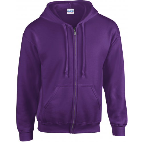 purple Sudadera Heavy Blend™ capucha y cremallera hombre
