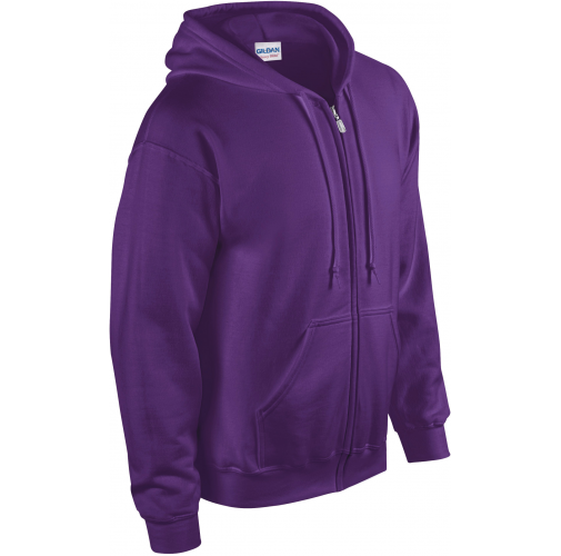 purple Sudadera Heavy Blend™ capucha y cremallera hombre
