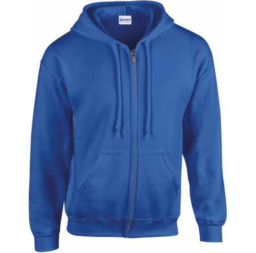 royal blue Sudadera Heavy Blend™ capucha y cremallera hombre