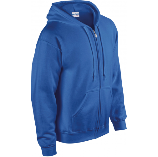 royal blue Sudadera Heavy Blend™ capucha y cremallera hombre
