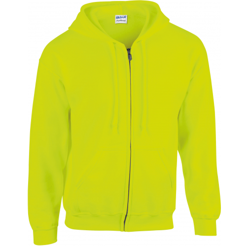 safety yellow Sudadera Heavy Blend™ capucha y cremallera hombre