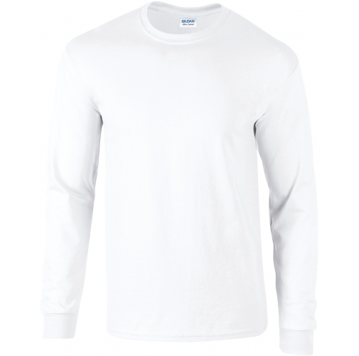 white Camiseta Ultra Cotton™ manga larga