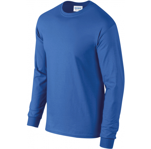 royal blue Camiseta Ultra Cotton™ manga larga