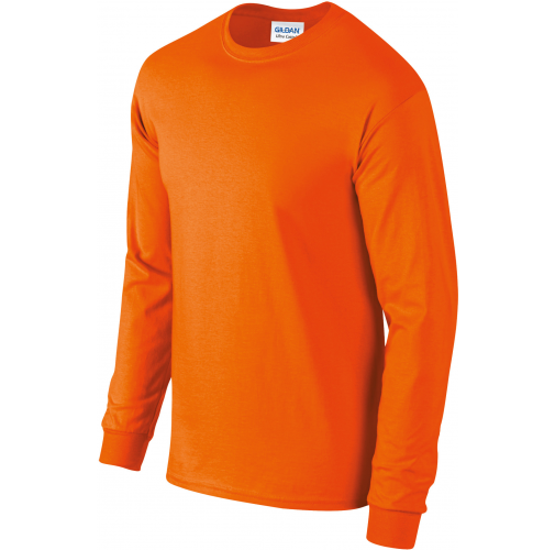 safety orange Camiseta Ultra Cotton™ manga larga
