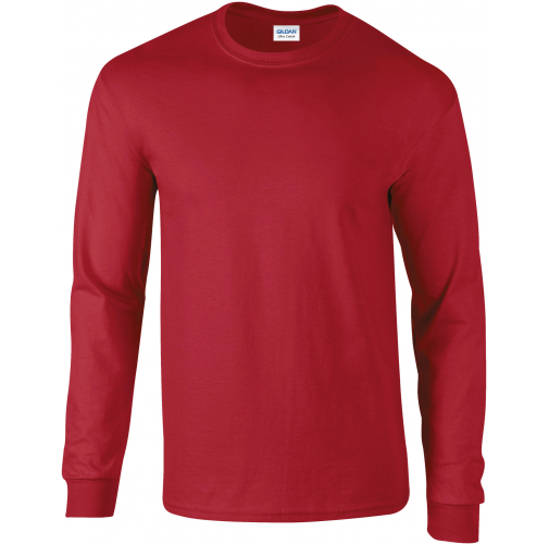 cardinal red Camiseta Ultra Cotton™ manga larga
